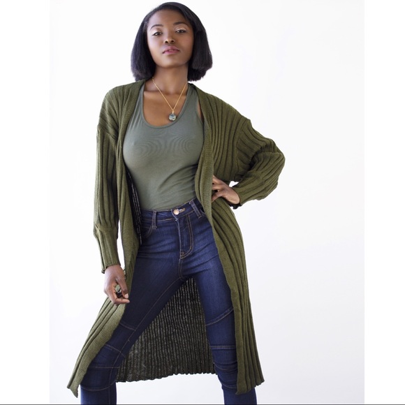 Olive Cardigan - Picture 2 of 3